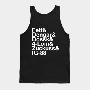 Imperial Bounty Hunter Helvetica List Tank Top